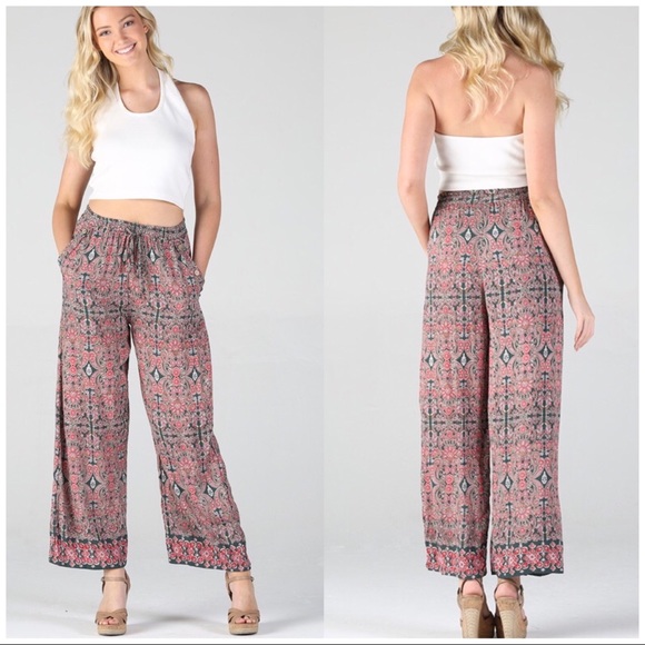 LIGHTWEIGHT DRAWSTRING PANTS with SIDE POCKETS - Picture 7 of 12